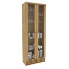 Cristaleira com 2 Portas em Vidro CR6002 Natural - Tecno
