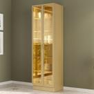 Cristaleira com 2 Portas em Vidro Reflecta Elite Yescasa Amarelo/Canary Cristaleira com 2 Portas em Vidro Reflecta Elite Yescasa Amarelo/Canary