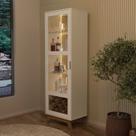 Cristaleira com Led e Espelho Mirage