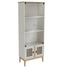Cristaleira com Vidro 4 Portas Trama MB 1005 Movelbento Cristaleira com Vidro 4 Portas Trama MB 1005 Movelbento