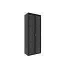 Cristaleira de Cozinha ME-4189 c/ 2 Portas de Vidro e 3 Prateleiras Preto - Tecno Mobili