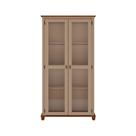 Cristaleira de Vidro e Madeira com 2 Portas Antique - 300