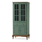 Cristaleira de Vidro e Madeira Hannover com 4 Portas e 1 Gaveta - M560809 Cristaleira de Vidro e Madeira Hannover com 4 Portas e 1 Gaveta - M560809