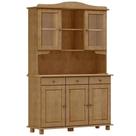 Cristaleira Madeira Maciça 5 Portas 129 Cm Milani Store