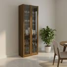 Cristaleira Moderna 2 Portas 4 Prateleiras 60cm Tecnomobili Cristaleira Moderna 2 Portas 4 Prateleiras 60cm Tecnomobili