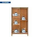 Cristaleira Mondrian 2 Portas com Led 2 Prateleiras MDP e HDF 90cm Sued Mr Freijo Cristaleira Mondrian 2 Portas com Led 2 Prateleiras MDP e HDF 90cm Sued Mr Freijo