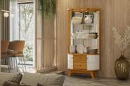 Cristaleira Moss Cinamomo/Off White - VRK COMERCIO ON-LINE