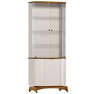 Cristaleira Para Sala de Jantar Bar 3 Portas Verbena N01 Off White Ypê - Lyam Decor