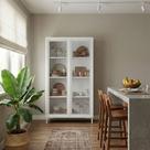Cristaleira Refresh 2 Portas 3 Prateleiras com Vidro Branco - Brv