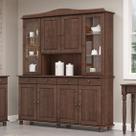 Cristaleira Rústica 100% Madeira Maciça 4+4 Portas para sala de Jantar Linha Rubi Cristaleira Rústica 100% Madeira Maciça 4+4 Portas para sala de Jantar Linha Rubi