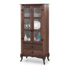 Cristaleira Rustica Imbuia D112 Shop JM