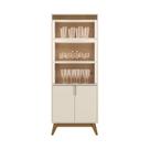 Cristaleira Sala Jantar Paraty Off White/Amendoa
