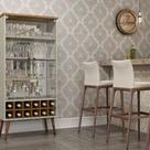 Cristaleira Seller Off White/Cumarú - Patrimar Móveis Cristaleira Seller Off White/Cumarú - Patrimar Móveis