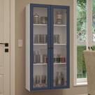 Cristaleira Suspensa 70 cm 2 Portas de Vidro Vik Madesa B