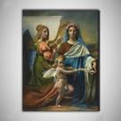 Cristo resussitado Quadro Religioso MDF 30x20cm