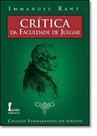 Critica da faculdade de julgar - col. fundamentos do direito