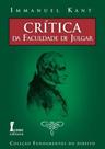 Crítica da Faculdade de Julgar
