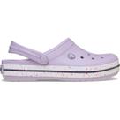 Crocband speckled band clog lavender