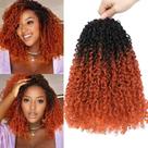 Crochê Hair Aksice Yanky Twist 20cm, 8 pacotes para mulheres Crochê Hair Aksice Yanky Twist 20cm, 8 pacotes para mulheres