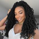Crochê Hair Aksice Yanky Twist 35 cm, 8 pacotes para mulheres Crochê Hair Aksice Yanky Twist 35 cm, 8 pacotes para mulheres