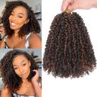 Crochet Hair COOKOO Yanky Twist, 10 polegadas, 8 pacotes, Mix Color