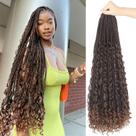 Crochet Hair Diha Goddess Box Braids 24 polegadas com pontas encaracoladas