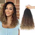 Crochet Hair Diha Goddess Box Braids de 12 polegadas (pacote com 8)