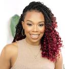 Crochet Hair Fulcrum Goddess Box Braids 30 cm, 9 pacotes
