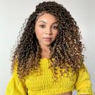 Crochet Hair Fulcrum Goddess Locs 16 polegadas, 8 pacotes para mulheres negras