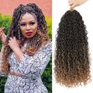Crochet Hair Goddess Faux Locs, 8 pacotes de 18 polegadas para mulheres negras
