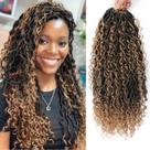 Crochet Hair Goddess Faux Locs, 8 pacotes de 18 polegadas para mulheres negras