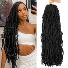 Crochet Hair Layashow Soft Locs, 24 polegadas, 6 pacotes para mulheres negras