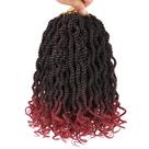 Crochet Hair Leeven Senegalese Twist, 14 polegadas, cor de vinho, 8 pacotes Crochet Hair Leeven Senegalese Twist, 14 polegadas, cor de vinho, 8 pacotes