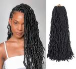 Crochet Hair Love ORNAN Faux Locs Soft Locs 18 polegadas, 7 pacotes Crochet Hair Love ORNAN Faux Locs Soft Locs 18 polegadas, 7 pacotes