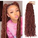 Crochet Hair Soft Locs de 18 polegadas, 8 pacotes para mulheres negras