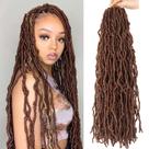 Crochet Hair Soft Locs de 24 polegadas, 8 pacotes de mechas artificiais para mulheres
