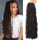 Crochet Locs Hair Layashow Soft Locs 50 cm, 8 pacotes para mulheres
