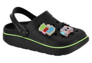 Crock Molekinho Preto/Amarelo Neon Ref: 2874.407