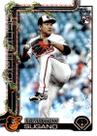 Crominho de Baseball Tomoyuki Sugano RC 2025 Topps Orioles
