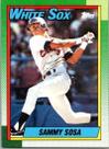 Crominho de Baseball Topps Sammy Sosa 1990 Rookie 692 Crominho de Baseball Topps Sammy Sosa 1990 Rookie 692