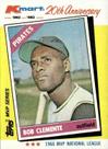 Cromo de Beisebol Topps Roberto Clemente 1982 10