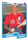 Cromos de Beisebol 1990 Fleer Jeff Huson Novato Expos