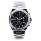 Cronógrafo Masculino Analógico Tuguir Infinity GCS-1272 Resistente à água 5 ATM Preto Caixa em Aço Prata Pulseira de Aço Visor Cristal Mineral Cronógrafo Masculino Analógico Tuguir Infinity GCS-1272 Resistente à água 5 ATM Preto Caixa em Aço Prata Pulseira de Aço Visor Cristal Mineral