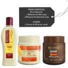 Cronograma Bio Extratus Mel e Queravit 250g e Creme Silicone