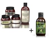 Cronograma Capilar Pantovin Organic Clay + Leave in Vegano 250ml