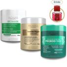 Cronograma Capilar Prohall 3 Mascaras Biomask + Extreme Repair + Proboo 500g + Oleo
