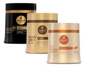 Cronograma Haskell Cabelos Frágeis 500g Mandioca Tutano Cavalo Forte