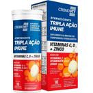 Cronovit Imune Tripla Ação Vit C 1g Vit D 400UI Zinco 10mg CRONOVIT 10 Comprimidos