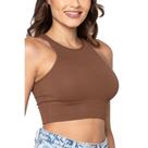 Crop Top Nadador Marrom M Basic+