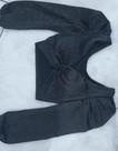 Cropd mangas bufantes lurex preto
